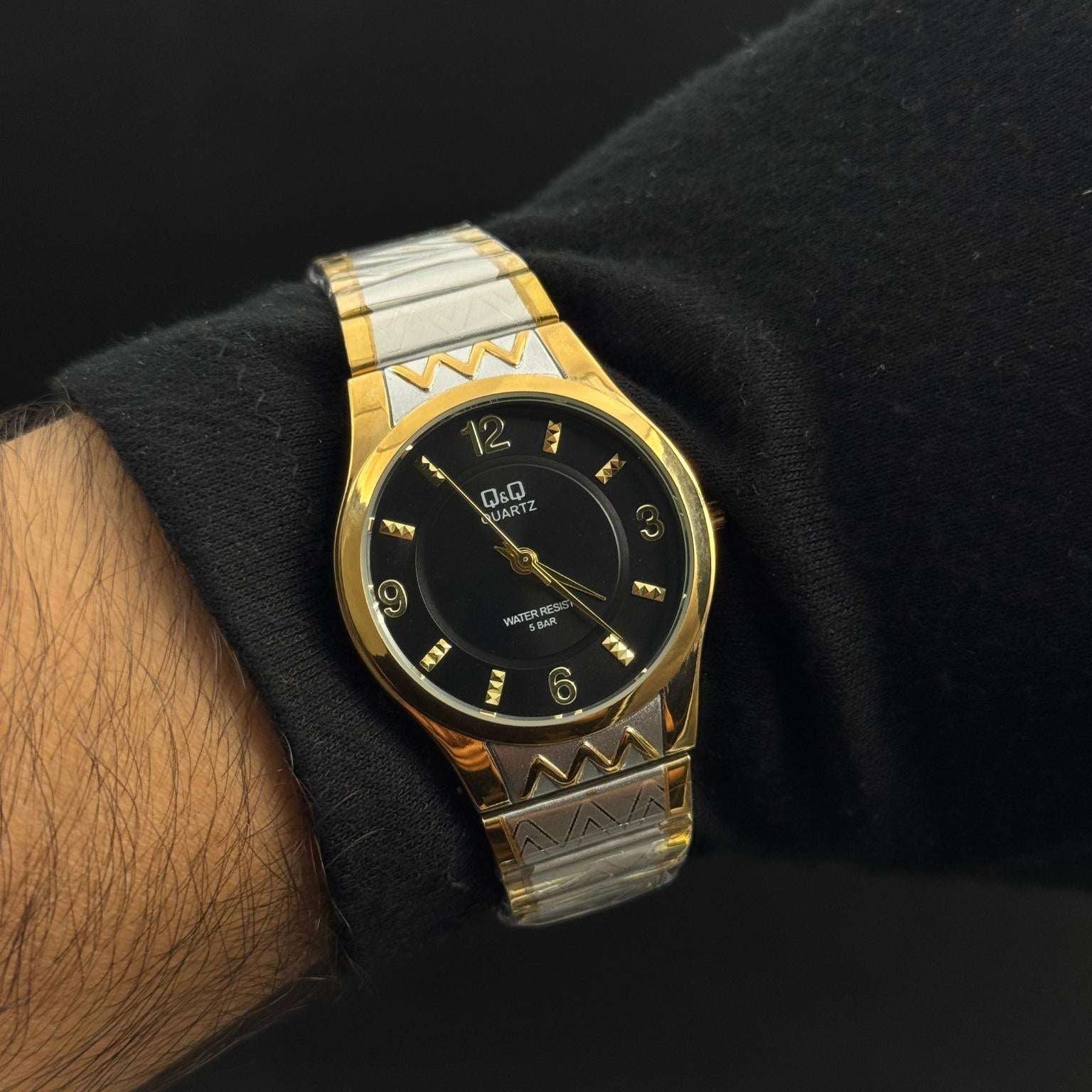 QyQ Bicolor Dorado Tablero Negro