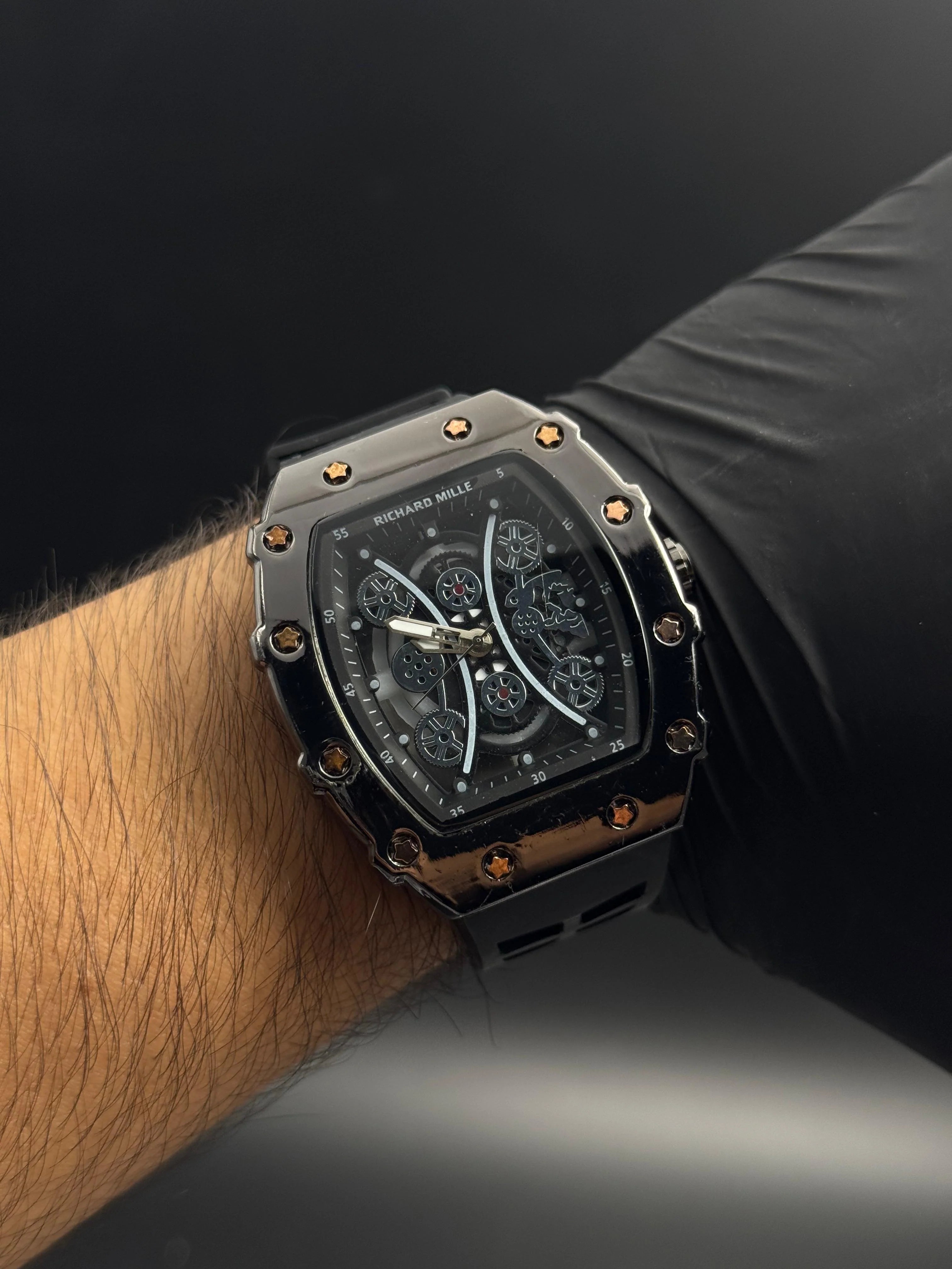 Rchrd Plus Negro Plateado