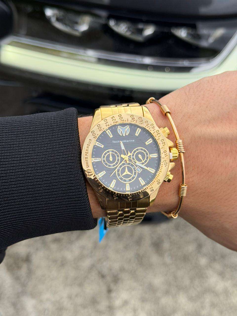 Technomarin Metálico Dorado Tablero Azul