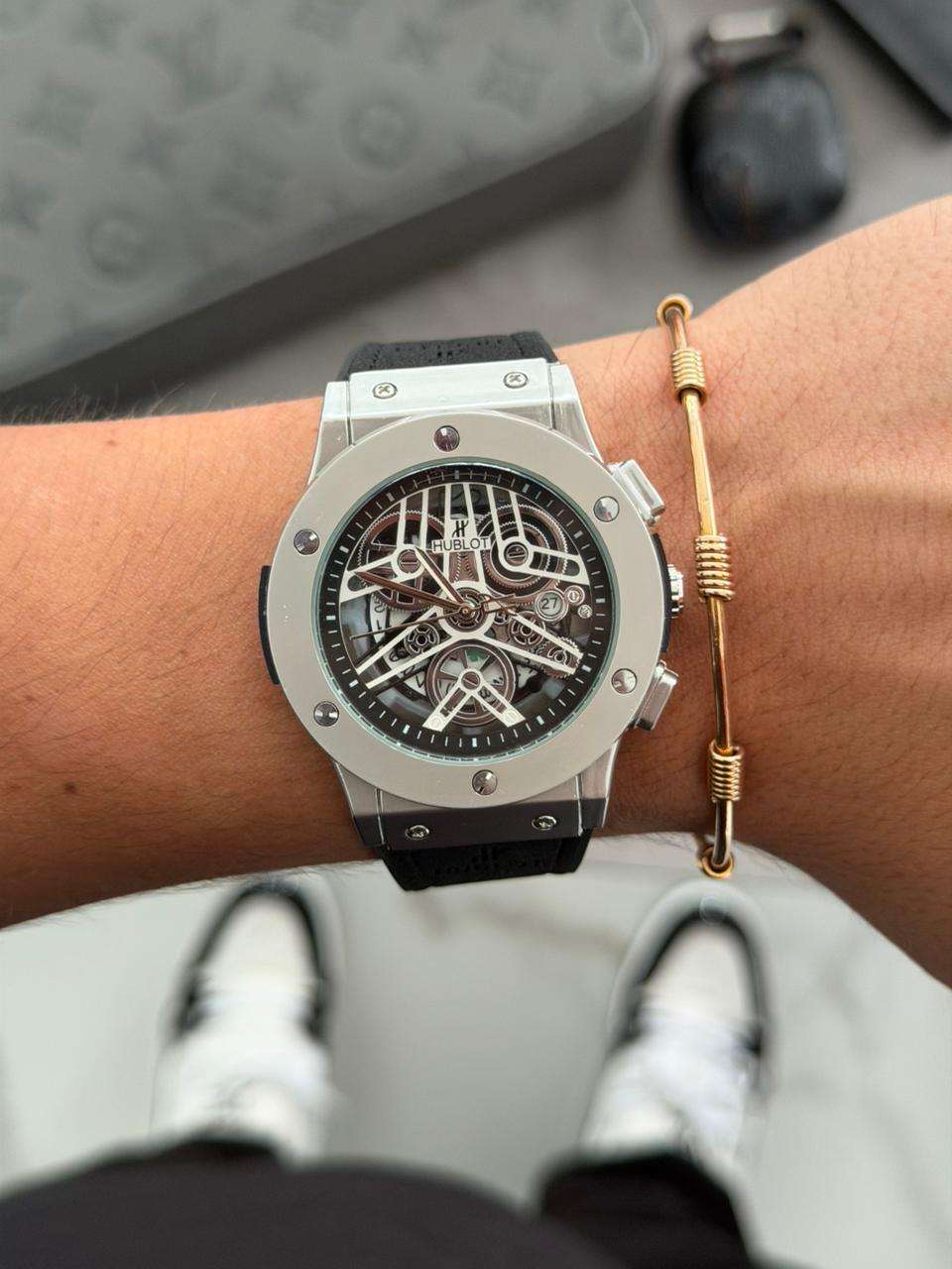 Hublot Luxe Correa Negra