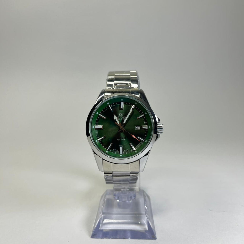 Casio Edifice Plateado Verde