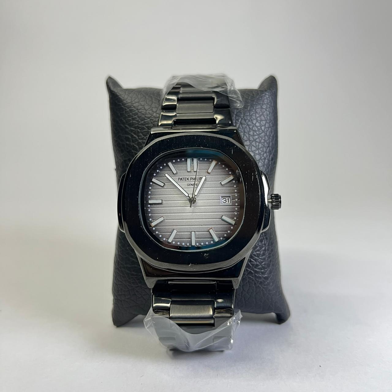 Patek Phillippe Negro Tablero Gris