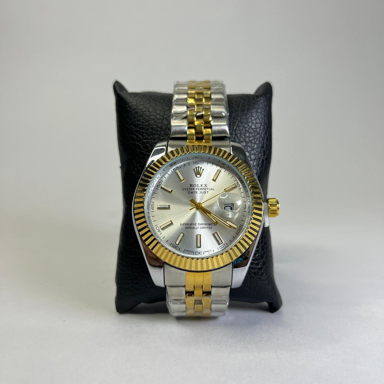 Rolex Trenzado Bicolor Dorado