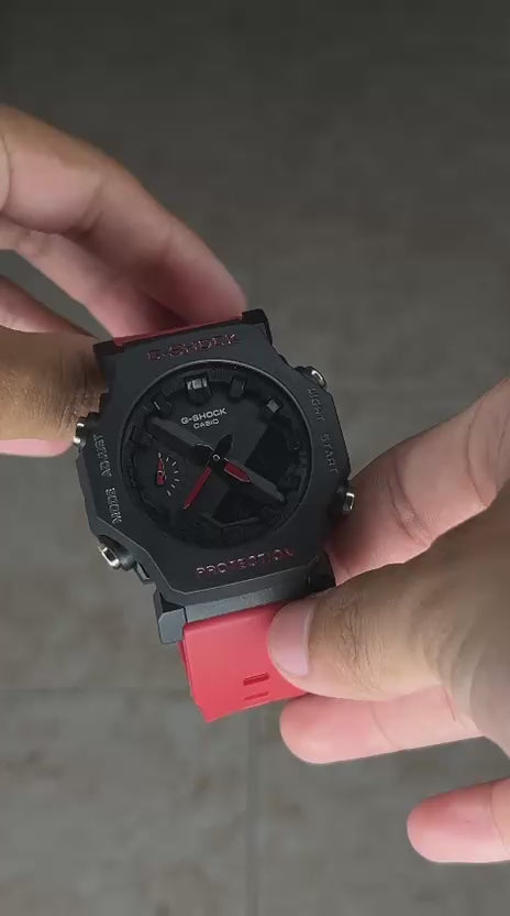 G-Shock Premium Rojo - Negro