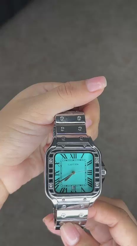 Cartier Santos Metálico Tiffany