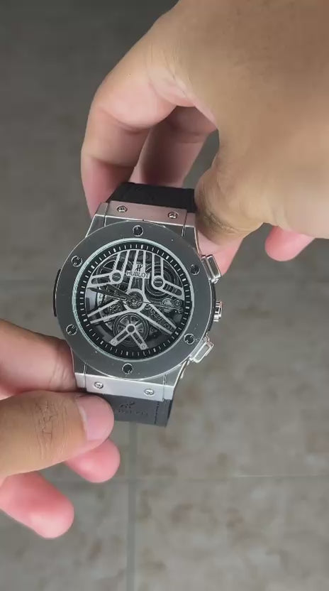 Hublot Luxe Correa Negra