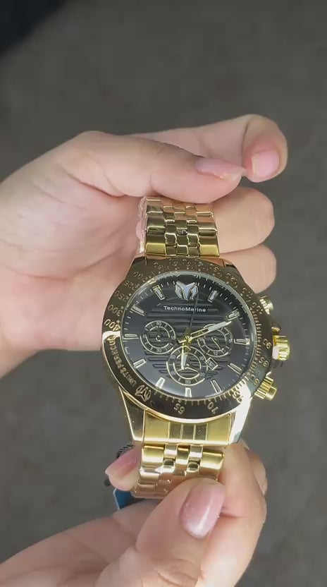 Technomarin Metálico Dorado Tablero Azul