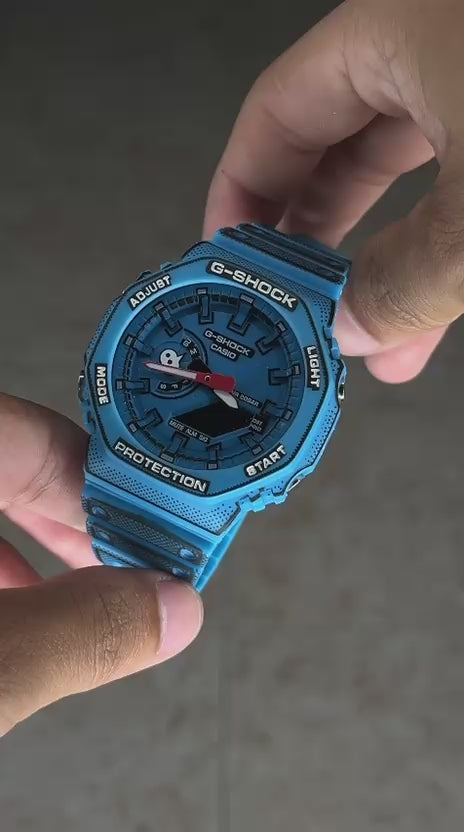 G-Shock Manga Azul